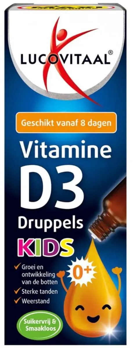 Lucovitaal Vitamine D3 Druppels Kids 100ml - 2 Stuks