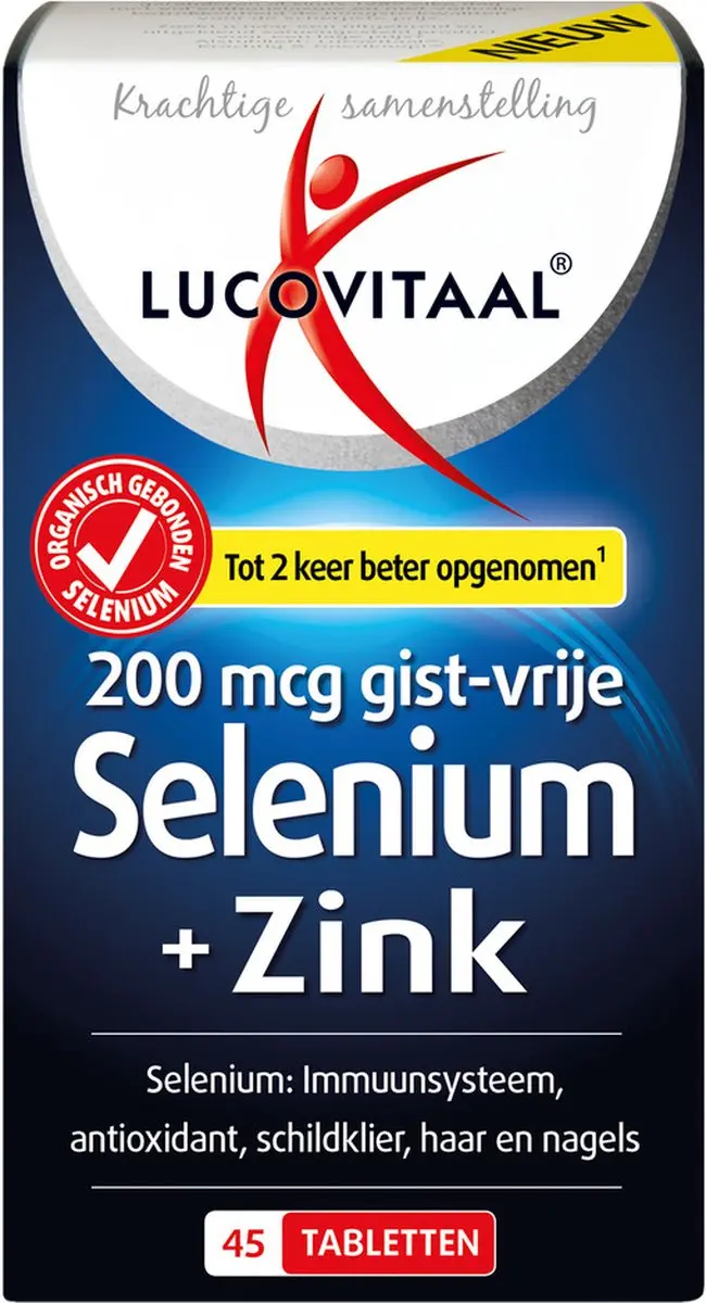 Lucovitaal Selenium Zink Tabletten 45 Stuks