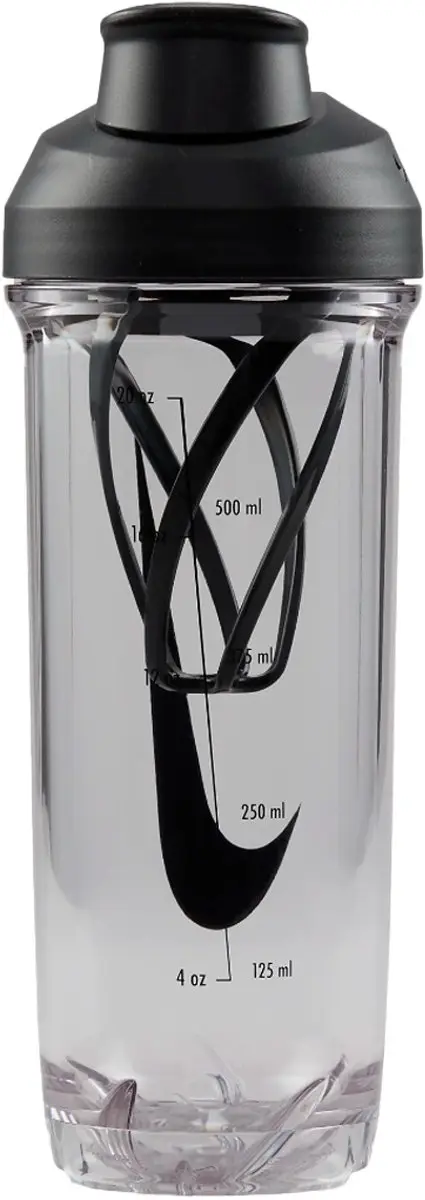 Nike Bidon TR Recharge Shaker Bottle 2.0 710ml - Transparant/Zwart - afbeelding 6 van 6