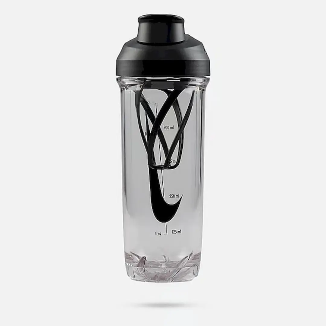 Nike Bidon TR Recharge Shaker Bottle 2.0 710ml - Transparant/Zwart