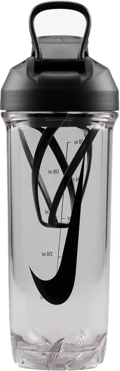 Nike Bidon TR Recharge Shaker Bottle 2.0 710ml - Transparant/Zwart