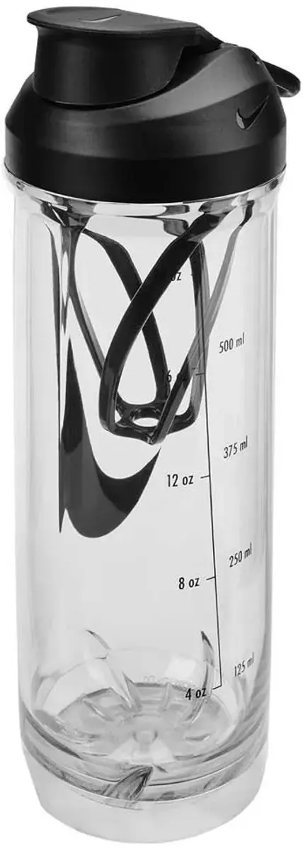 Nike Bidon TR Recharge Shaker Bottle 2.0 710ml - Transparant/Zwart