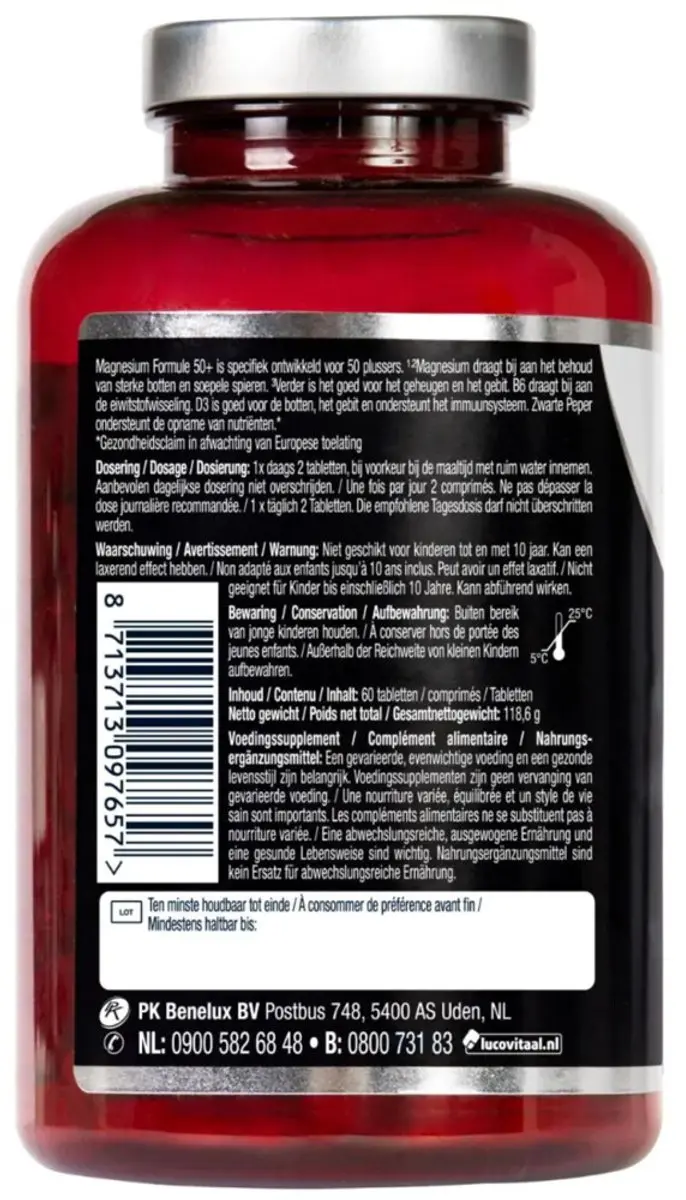 Lucovitaal Magnesium Formule 50+ - 2x60 Tabletten