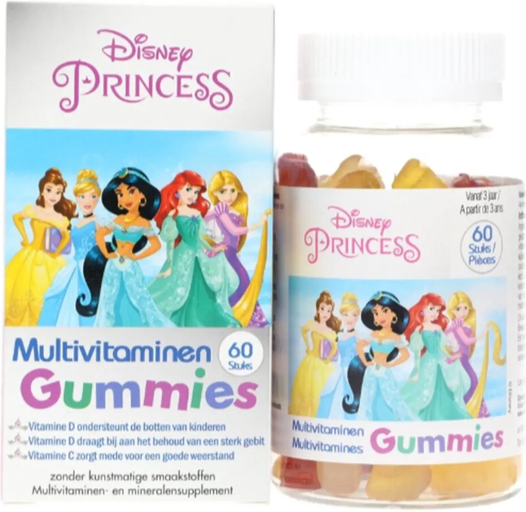Disney Princess Multivitamine Gummies - 60 Stuks