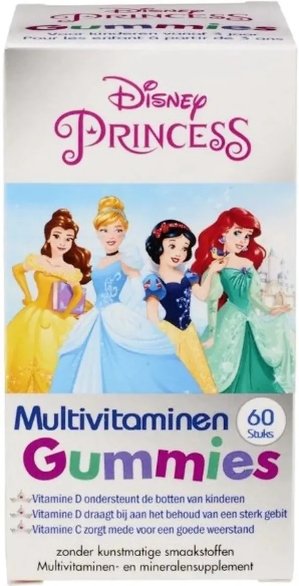 Disney Princess Multivitamine Gummies - 60 Stuks