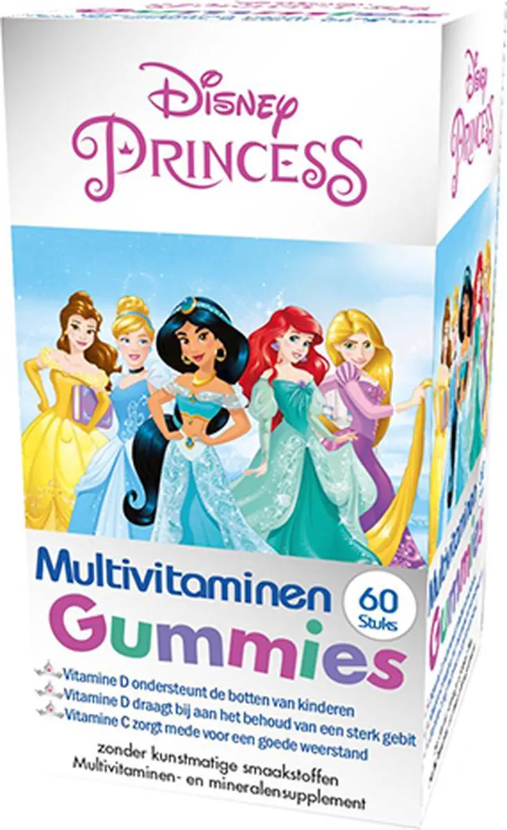 Disney Princess Multivitamine Gummies - 60 Stuks - afbeelding 6 van 6
