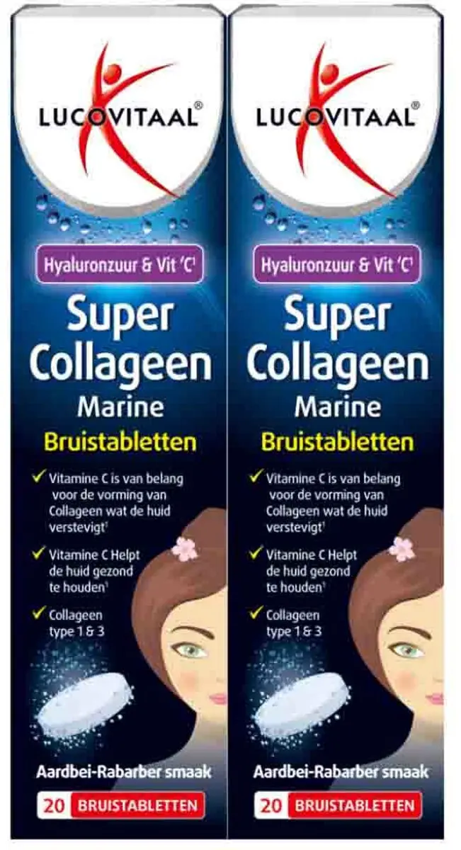 Lucovitaal Collageen Marine Bruistabletten