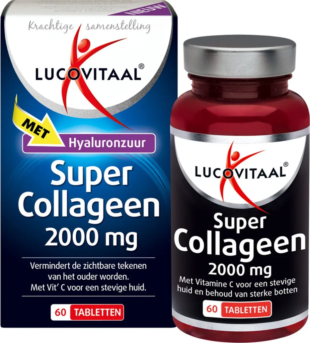 Lucovitaal Super Collageen 2000mg Tabletten - 60 Stuks