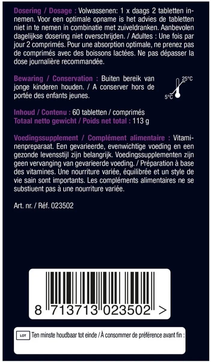 Lucovitaal Super Collageen 2000mg Tabletten - 60 Stuks