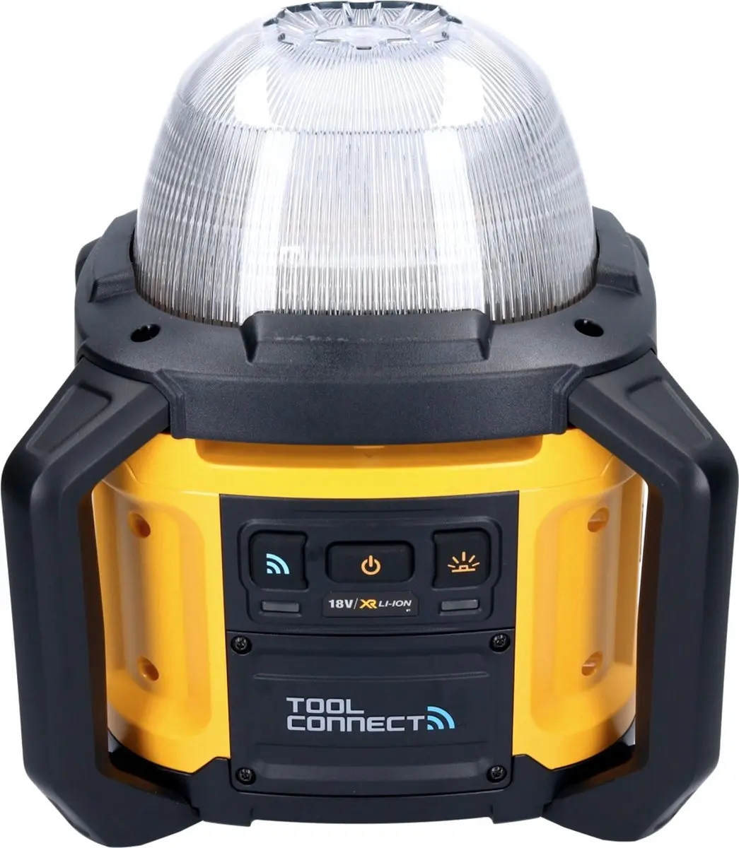 DeWalt DCL 074 P2 Bouwplaatsspot 18V 5000lm - 2x 5Ah accu + lader - Geel/Zwart