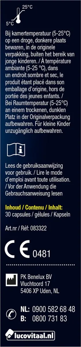 Lucovitaal Strakke Buik Capsules 30 Stuks