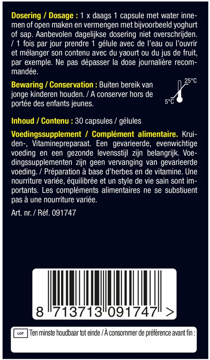 Lucovitaal Echinacea Forte Met Cat's Claw 30 Capsules