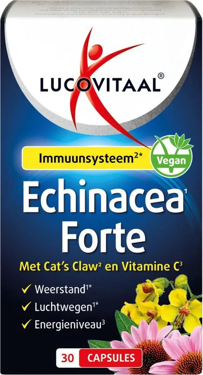 Lucovitaal Echinacea Forte Met Cat's Claw 30 Capsules