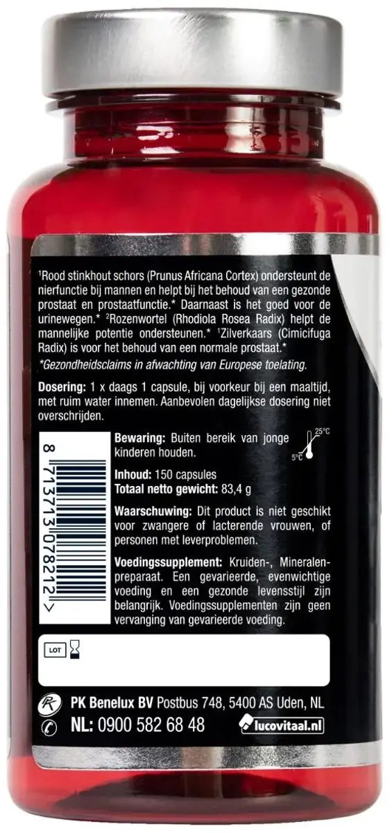 Lucovitaal Prostaat & Urinewegen 150 Capsules - afbeelding 6 van 6