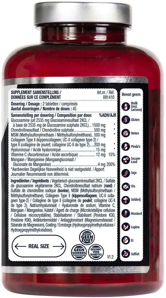 Lucovitaal Glucosamine Collageen Type 2 90 tabletten