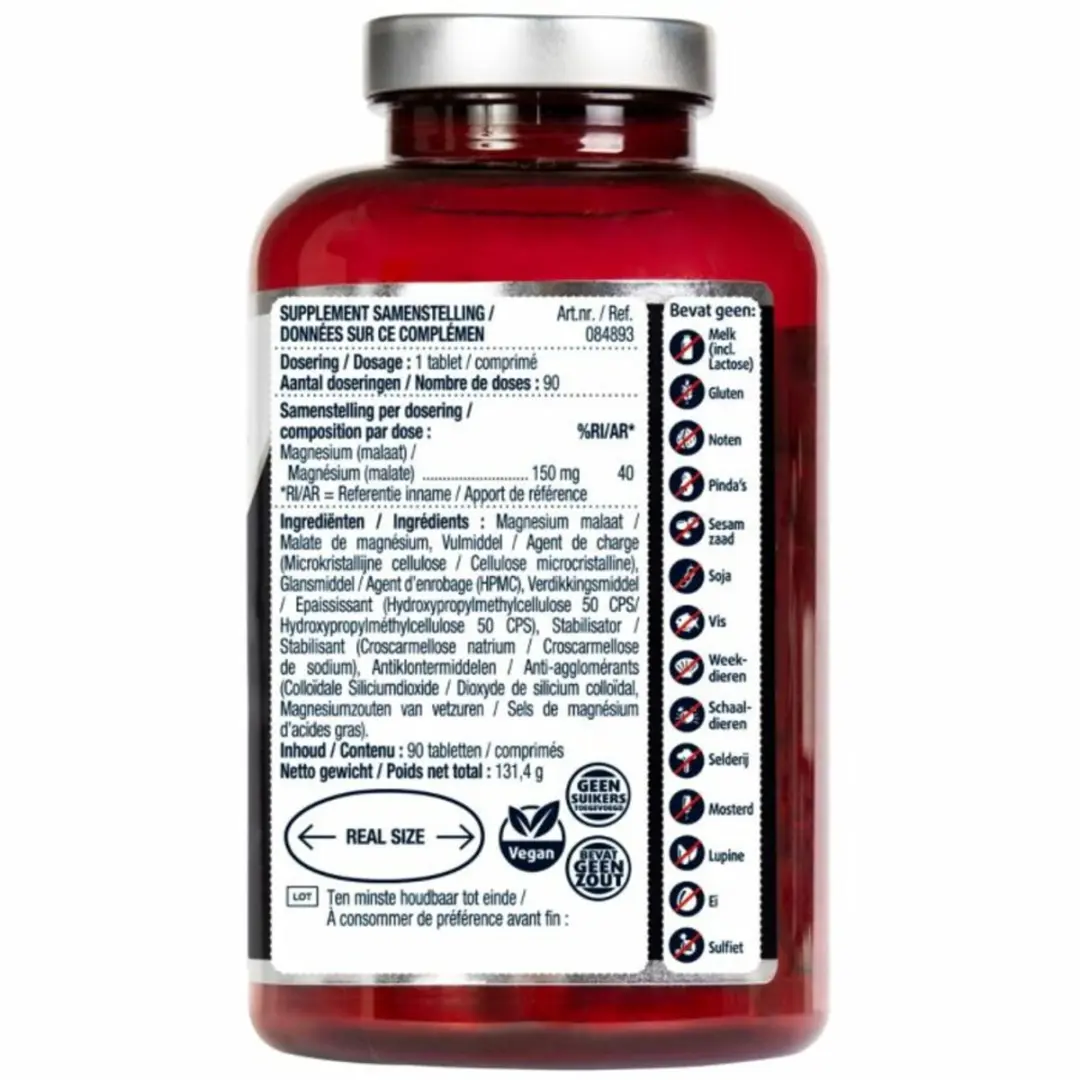 Lucovitaal Magnesium Malaat 180 tabletten - 2x90