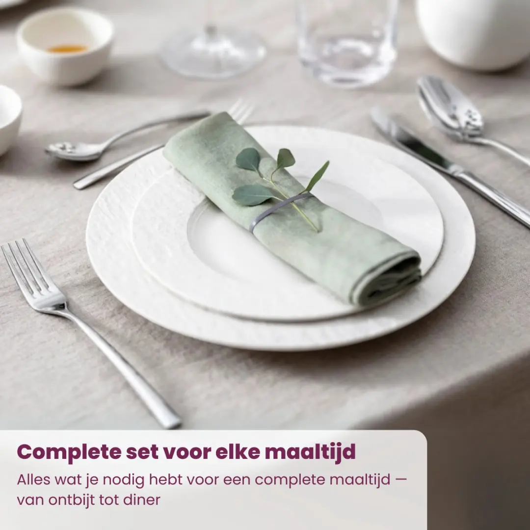 Villeroy & Boch Piemont Bestekset 12-delig - Zilver