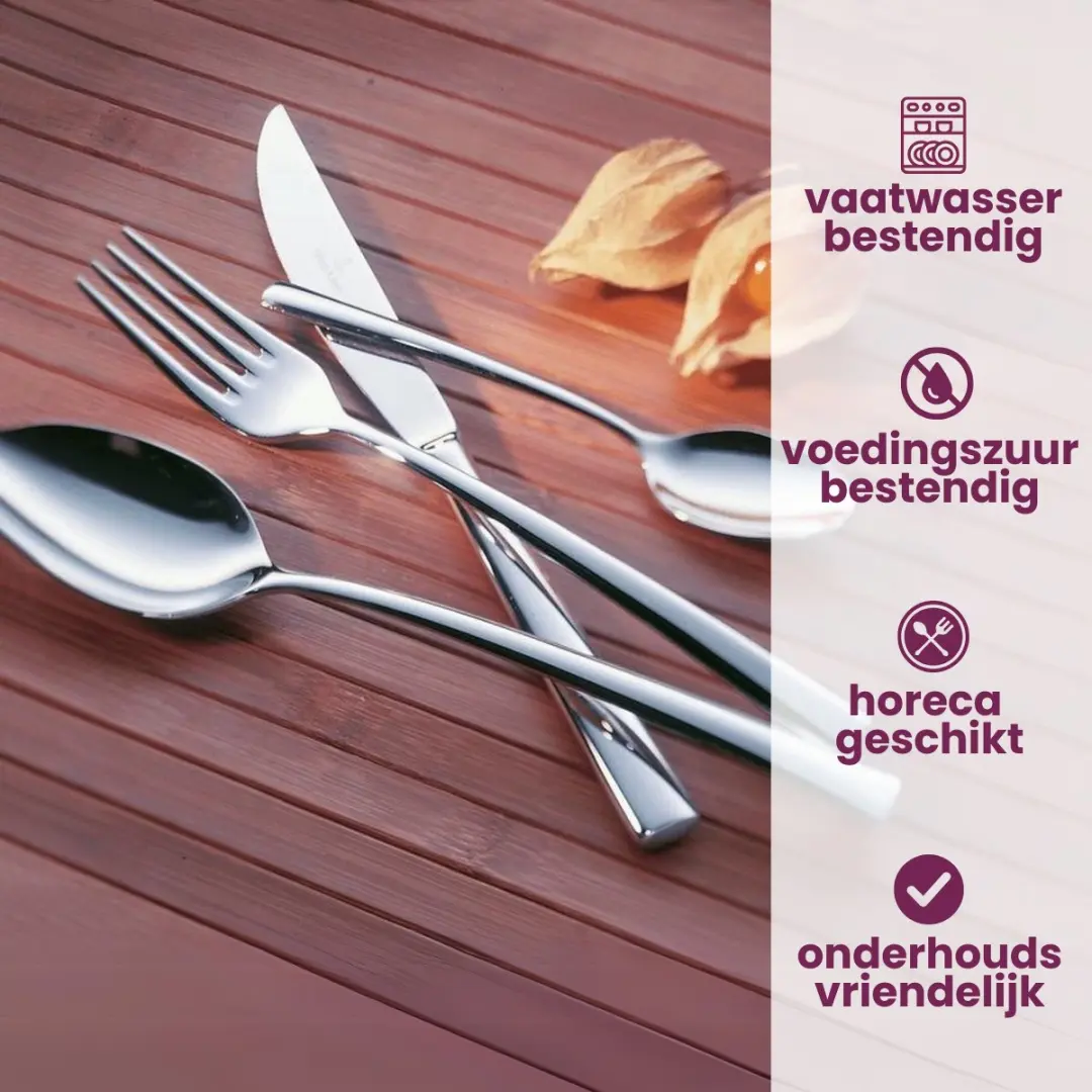 Villeroy & Boch Piemont Bestekset 12-delig - Zilver