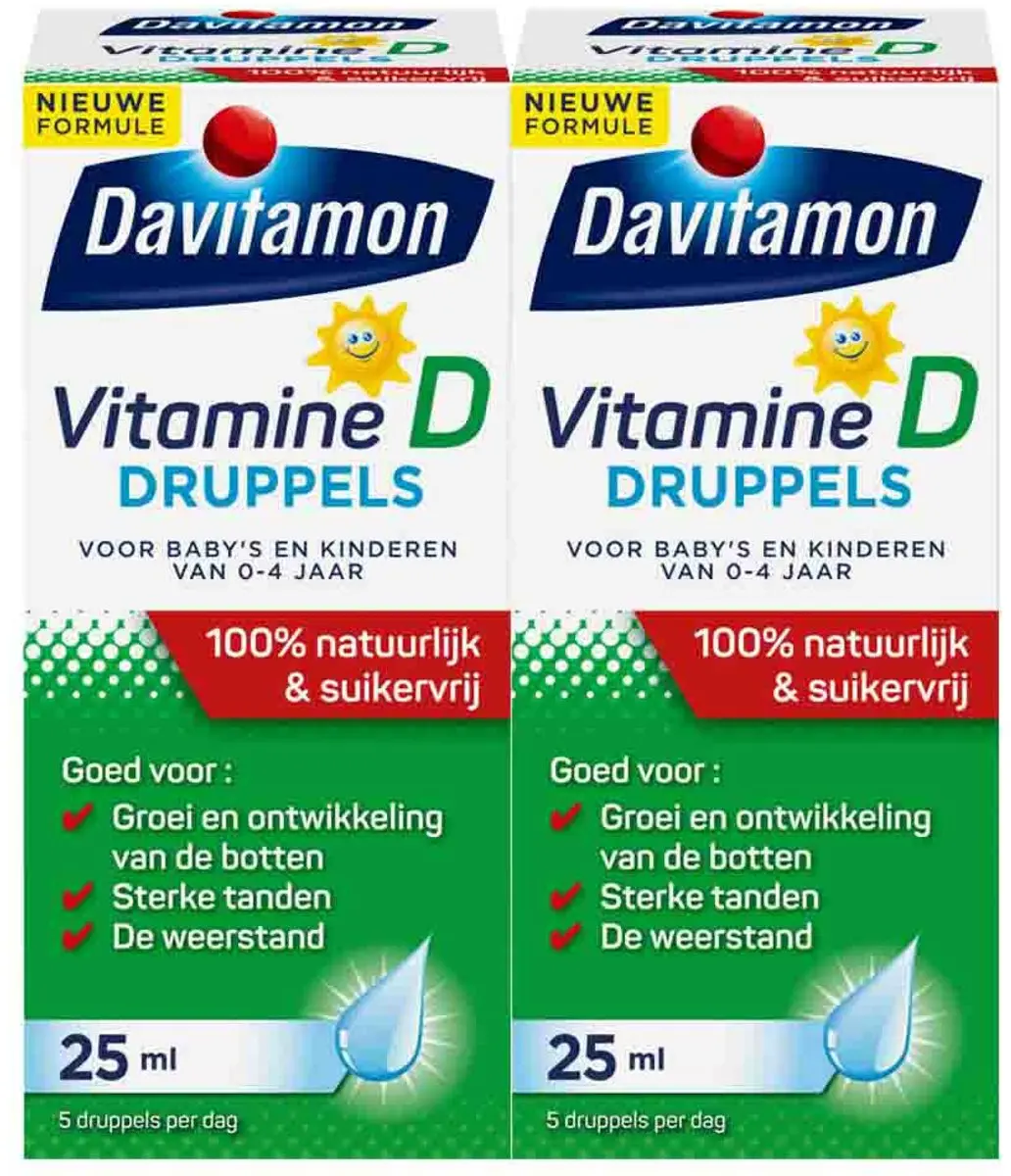 Davitamon Vitamine D Druppels 2x25ml