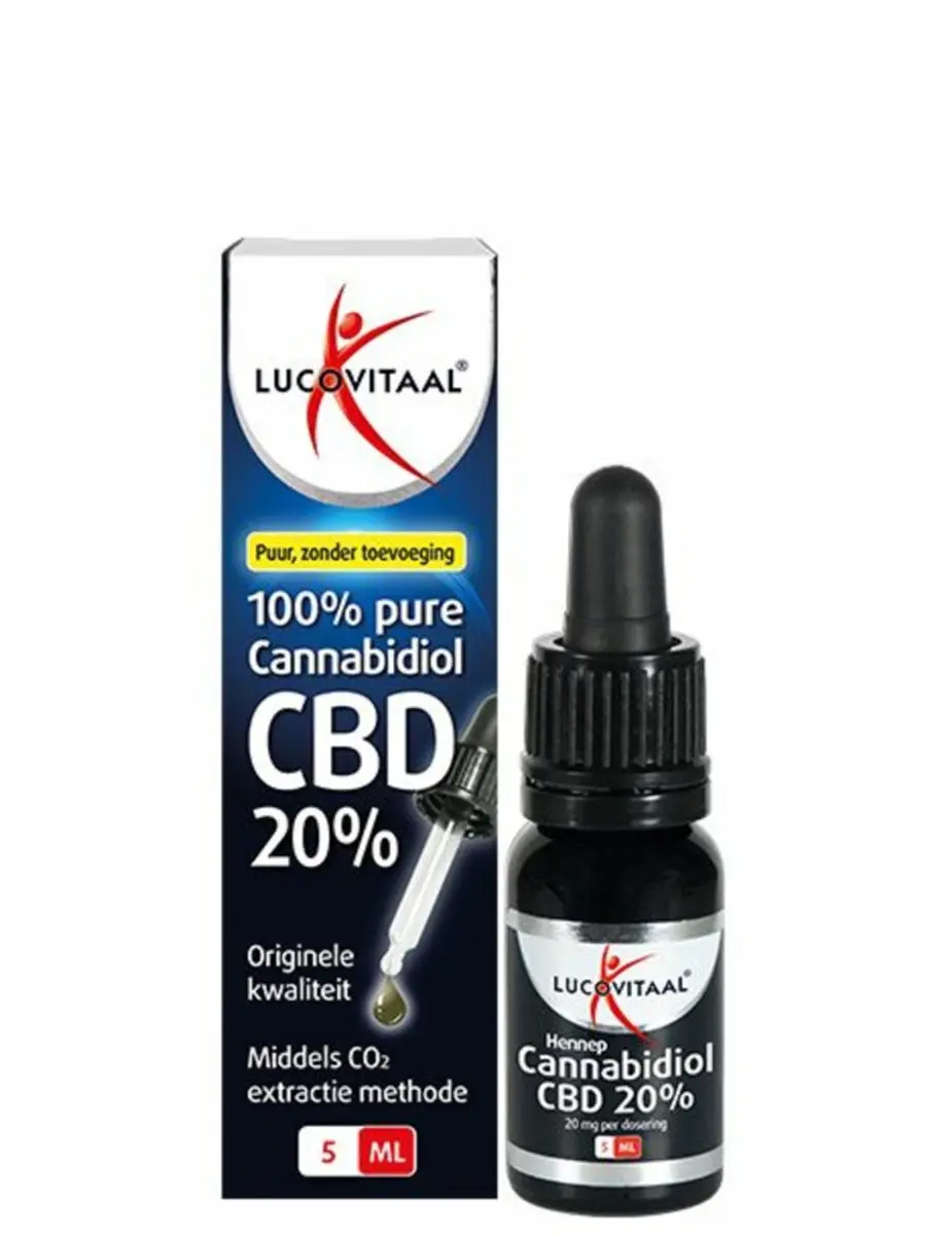 Lucovitaal CBD Olie 20% - 2x5ml Voordeelverpakking