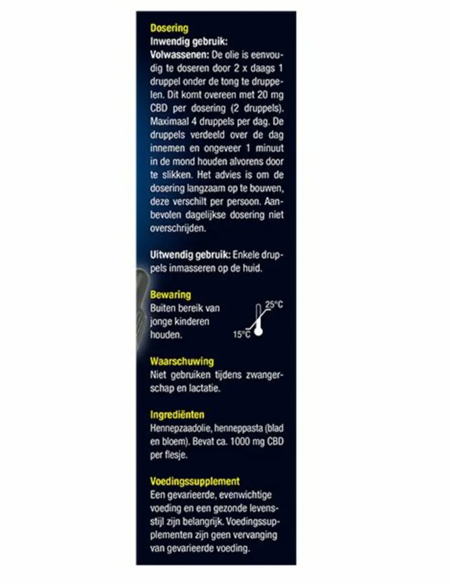 Lucovitaal CBD Olie 20% - 2x5ml Voordeelverpakking