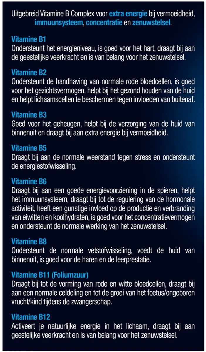 Lucovitaal Vitamine B Complex Forte - 60 tabletten