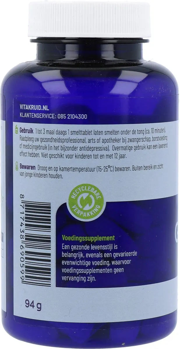 Vitakruid Gaba Plus Sublinguaal 9059 - 90 Smelttabletten