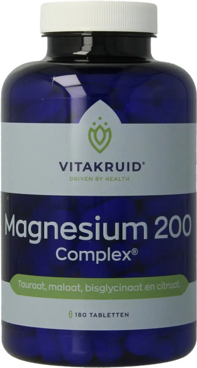Vitakruid Magnesium 200 Complex 180 Tabletten