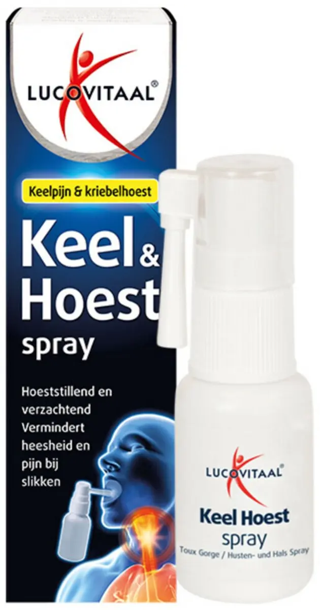 Lucovitaal Hoest en Keelspray 20ml - 3 Stuks