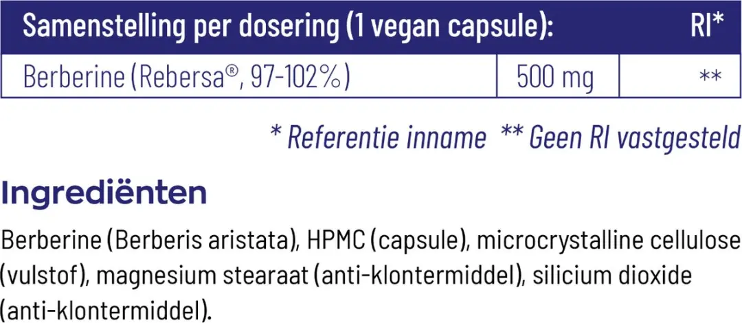 Vitakruid Berberine 500 Rebersa 50ml - afbeelding 6 van 6