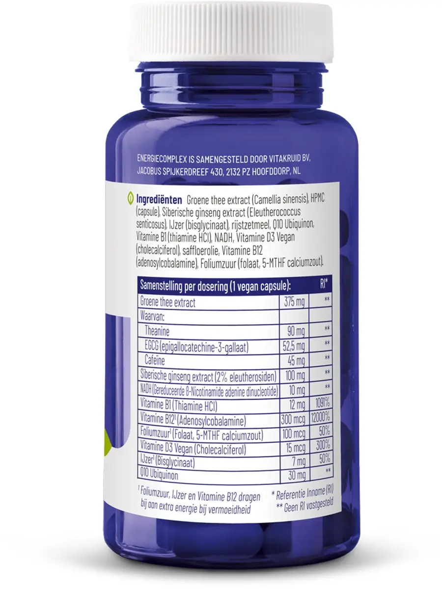 Vitakruid Energie Complex 60 Capsules