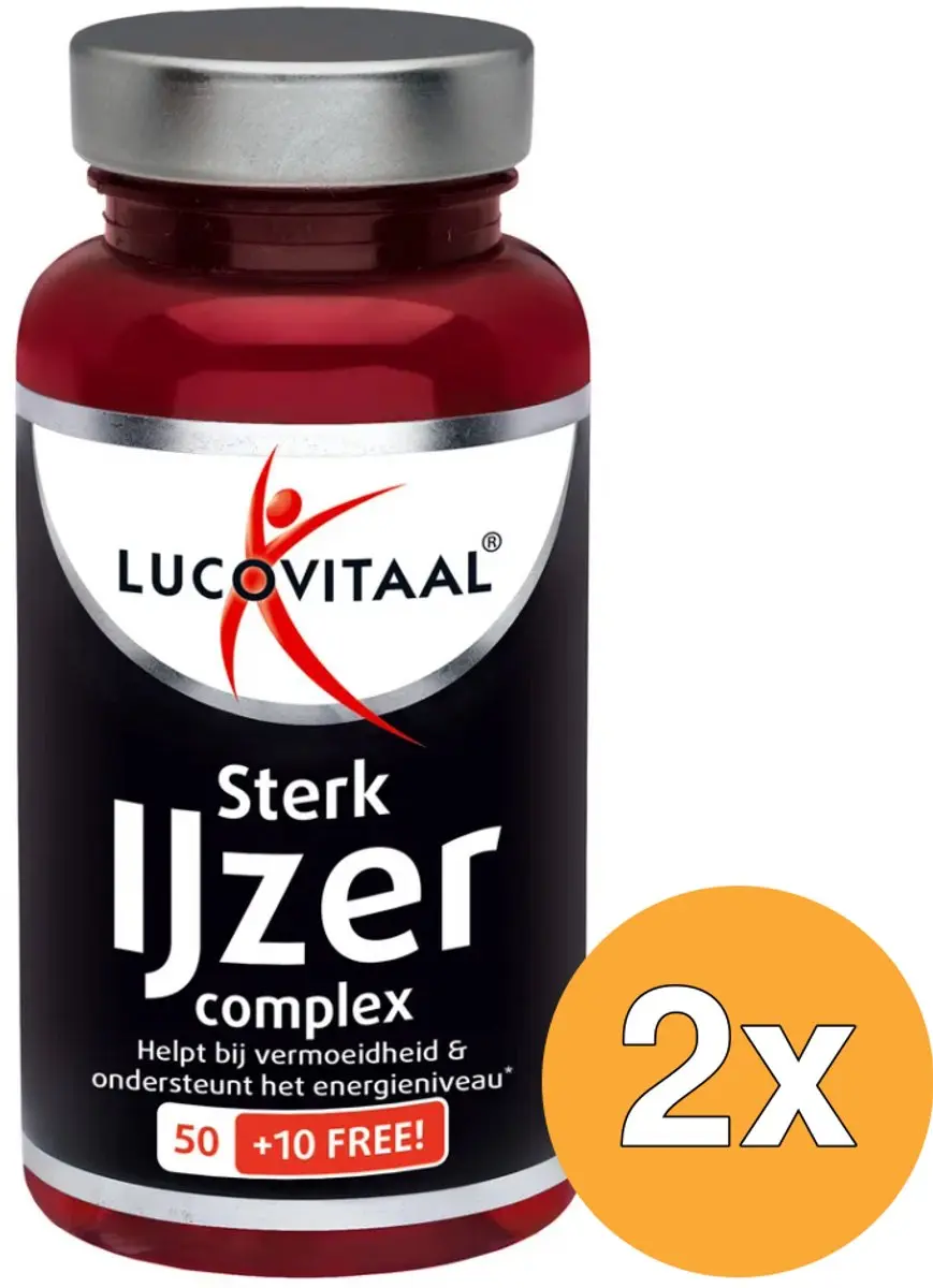Lucovitaal Sterk IJzer Complex 60 tabletten