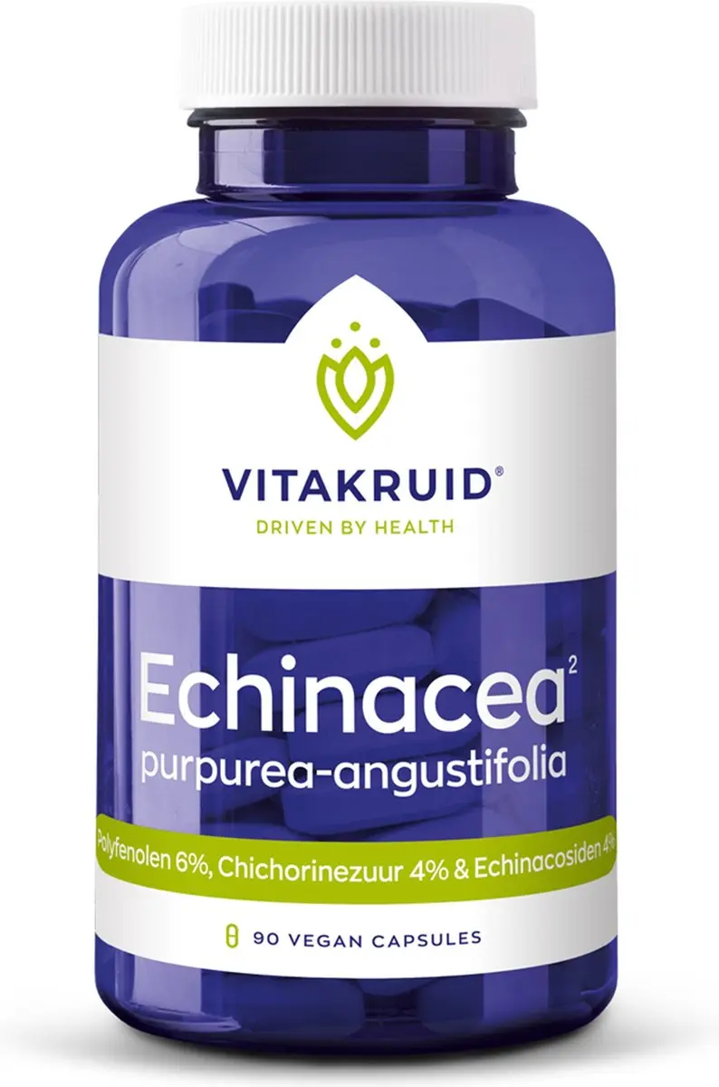 Vitakruid Echinacea 90 Vegetarische Capsules - afbeelding 6 van 6