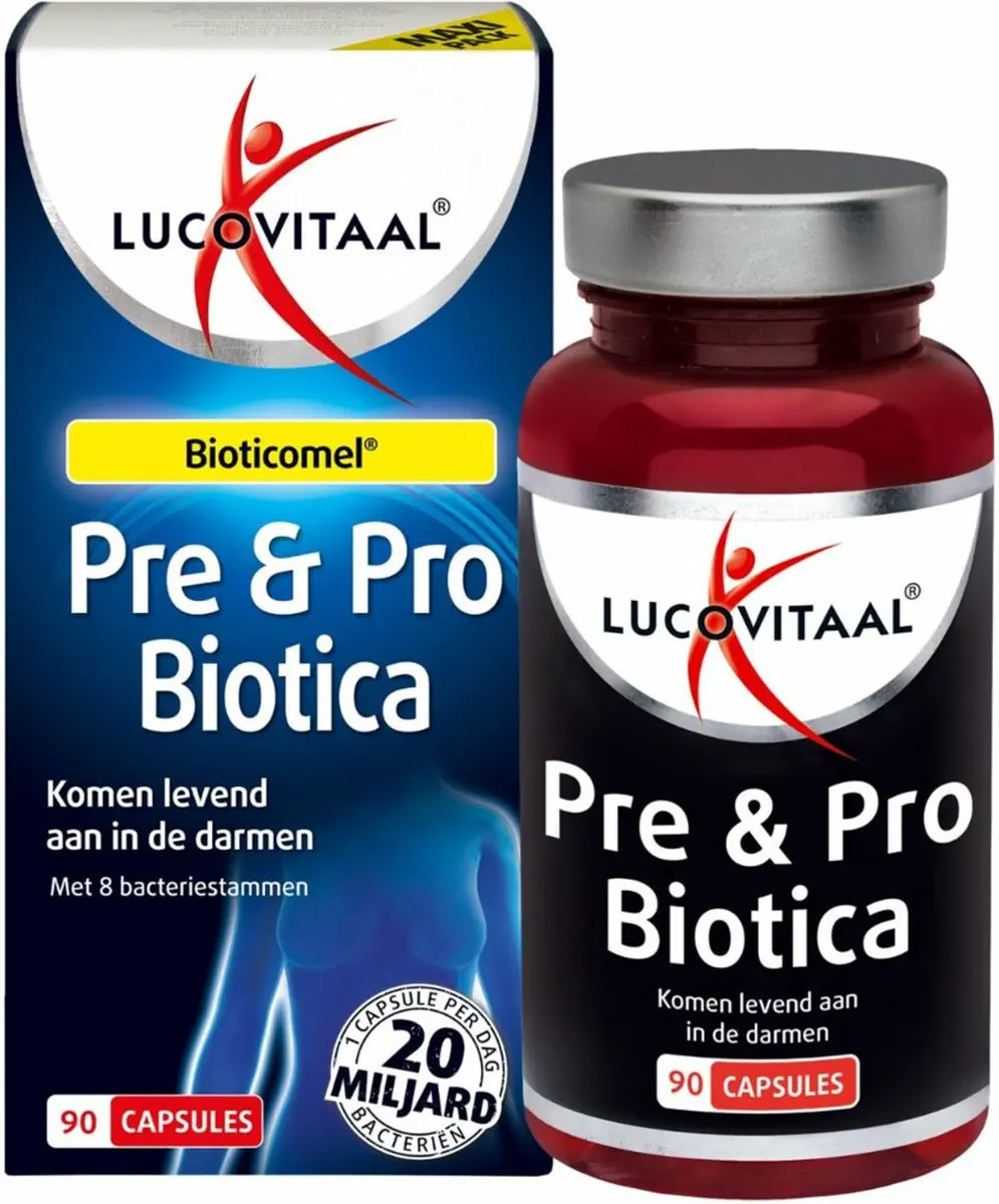 Lucovitaal Pre & Biotica 90 Capsules