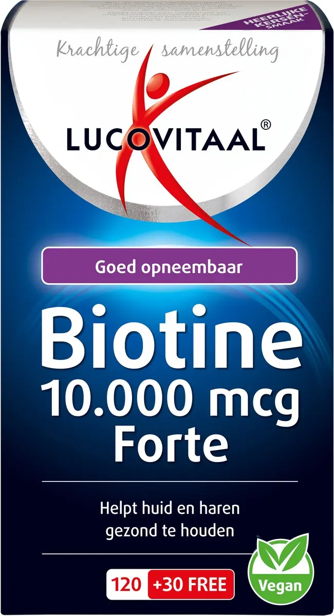 Lucovitaal Biotine 10.000 mcg Forte Zuigtabletten
