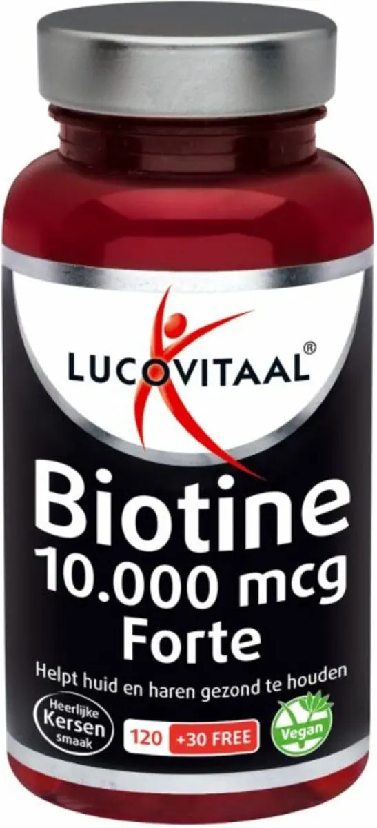 Lucovitaal Biotine 10.000 mcg Forte Zuigtabletten - 150 Stuks