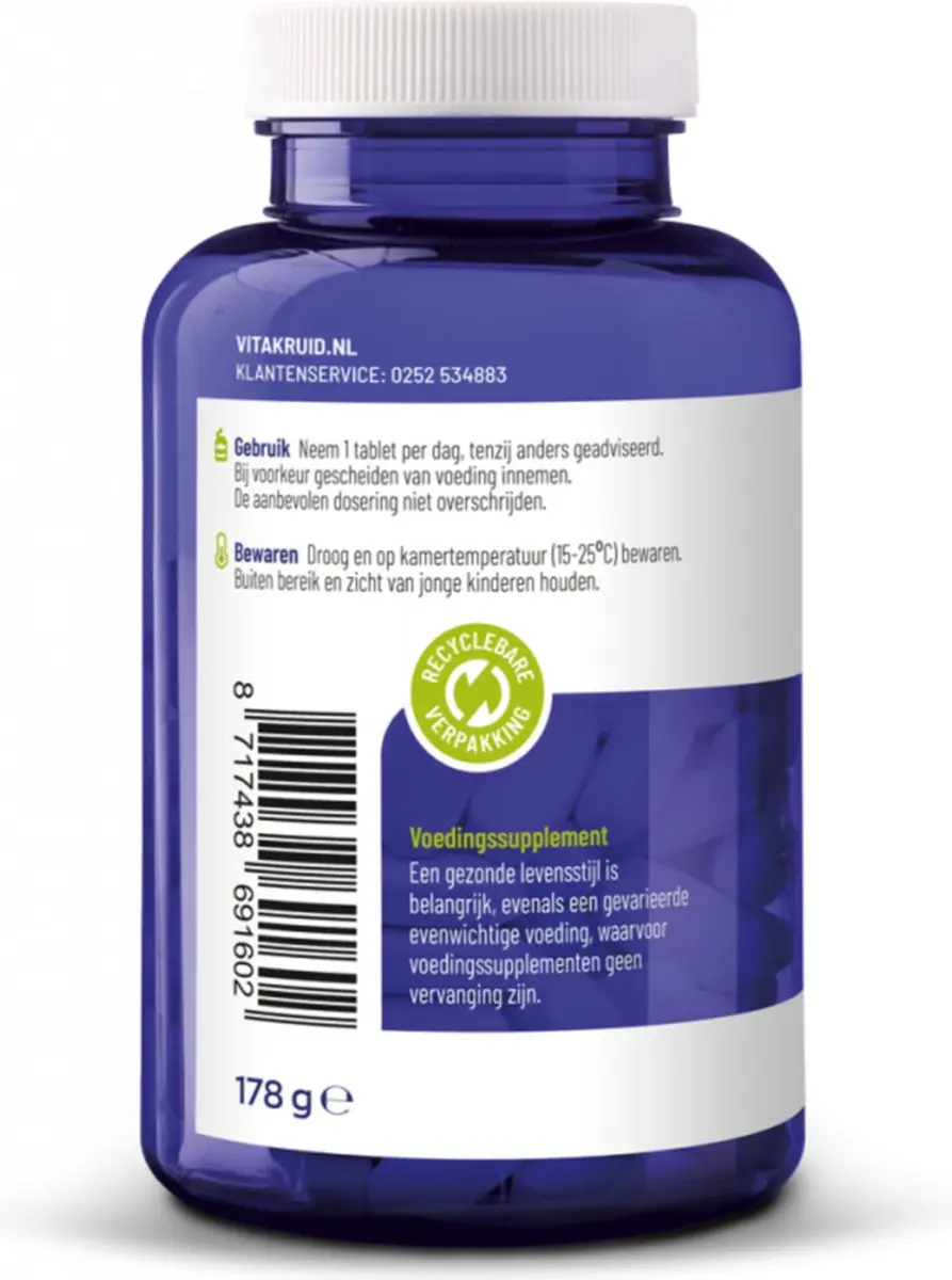 VitaKruid L-Lysine 1000mg - 90 Tabletten