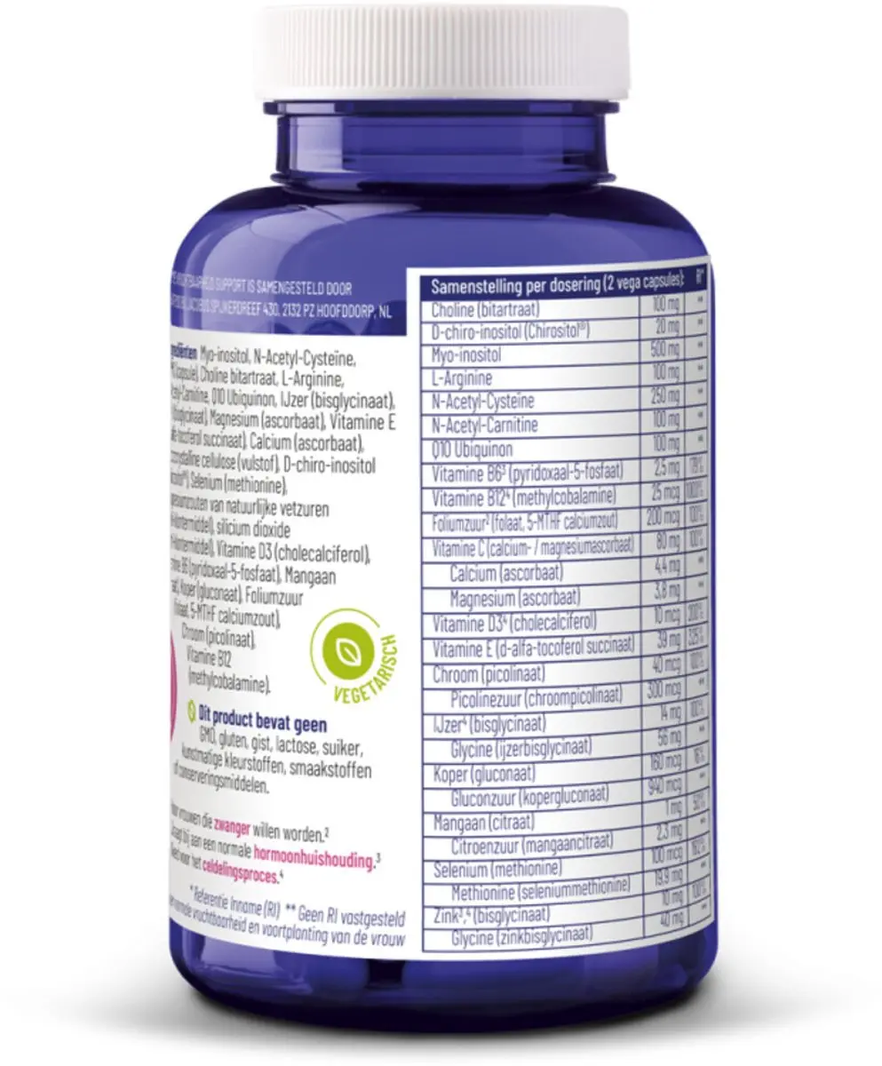 Vitakruid Femme Vruchtbaarheid Support 120 Vegacapsules