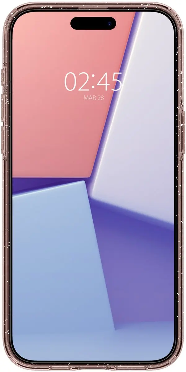 Spigen Liquid Crystal Glitter Hoesje ACS06560 - iPhone 15 Pro Max - Transparant - afbeelding 5 van 6