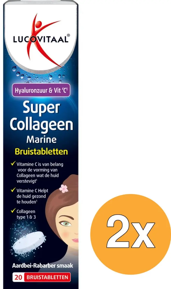 Lucovitaal Super Collageen Bruistabletten