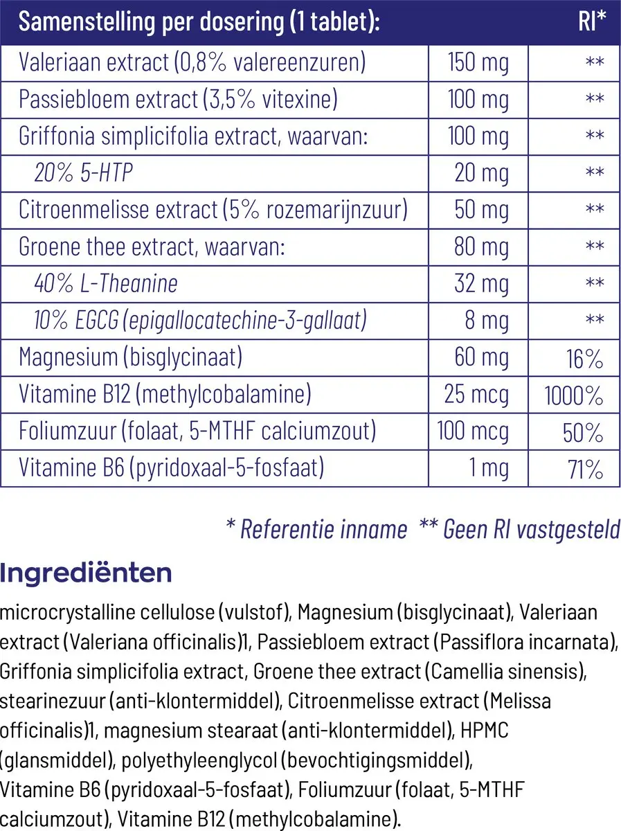 Vitakruid Slaapcomplex 90 Tabletten