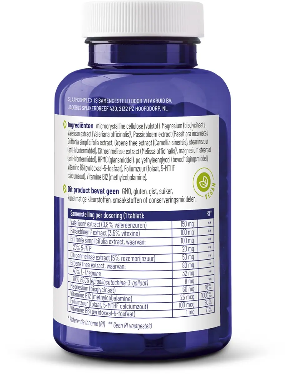 Vitakruid Slaapcomplex 90 Tabletten