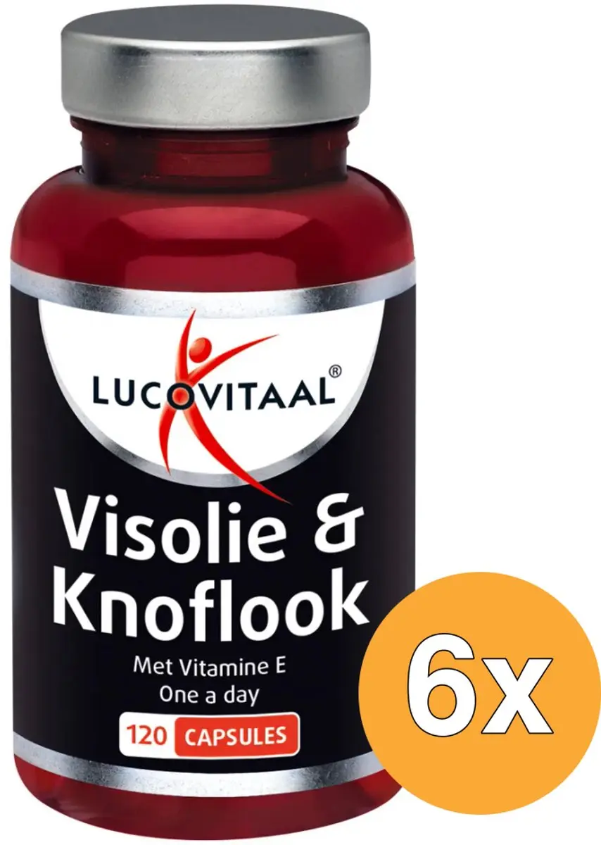 Lucovitaal Visolie & Knoflook 120 Capsules