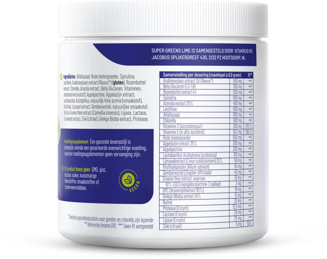 Vitakruid Super Greens 220g