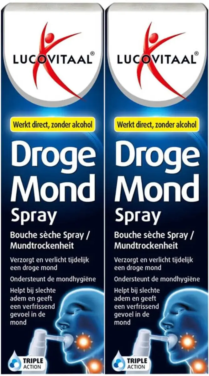 Lucovitaal Droge Mond Spray - 2x20ml - afbeelding 6 van 6