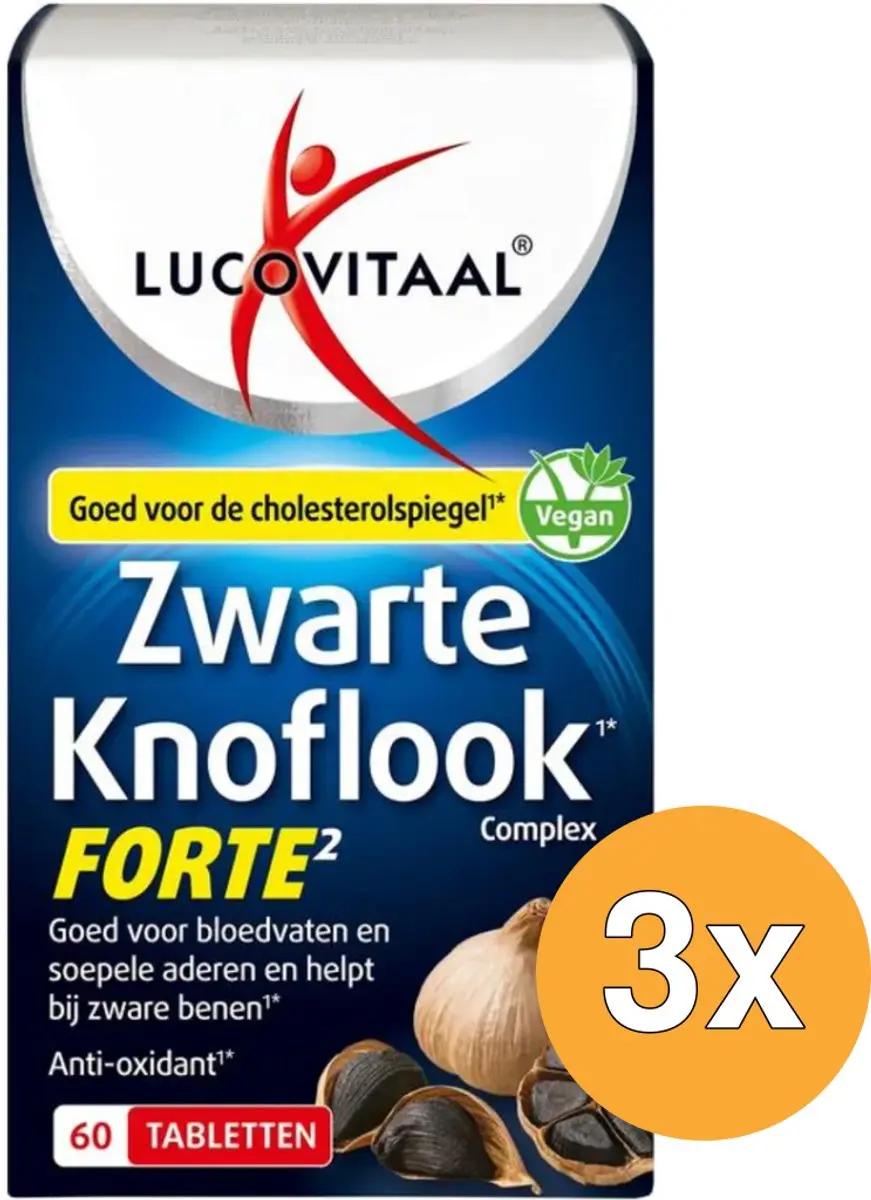 Lucovitaal Zwarte Knoflook Forte 60 tabletten