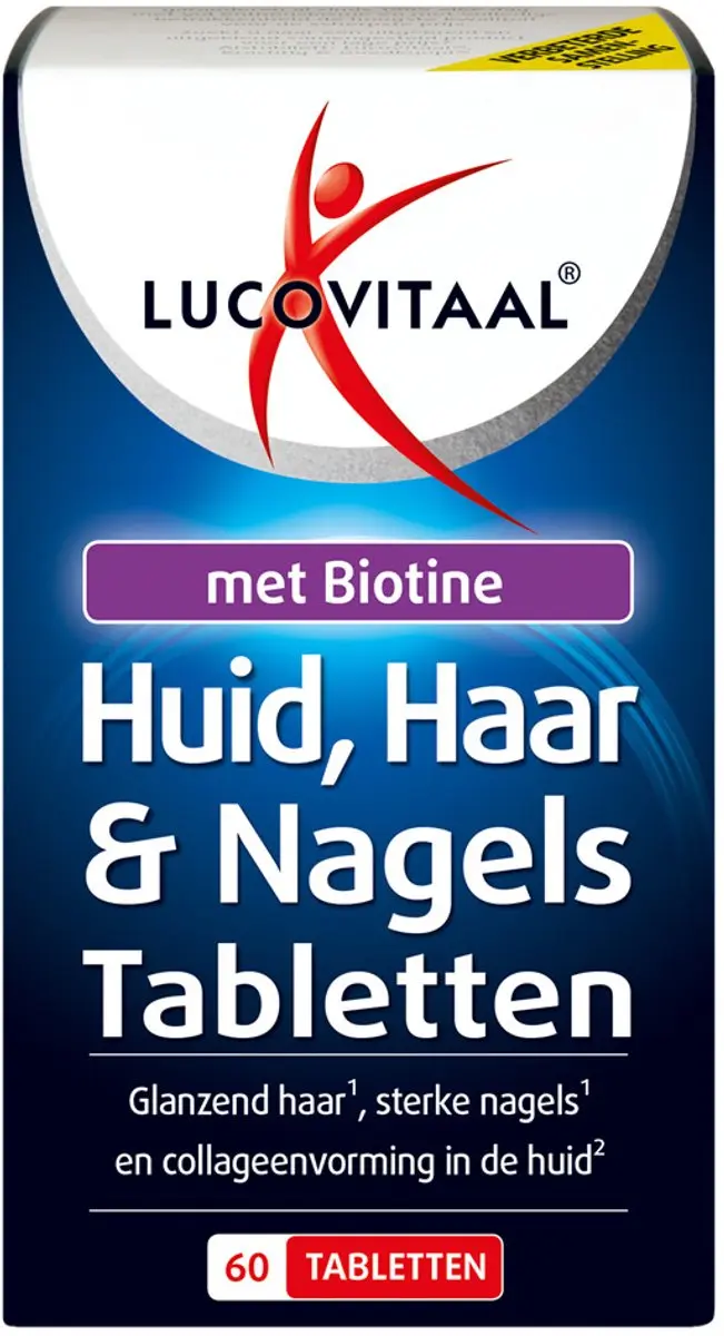 Lucovitaal Huid Haar Nagels Biotine 180 tabletten - 3x60