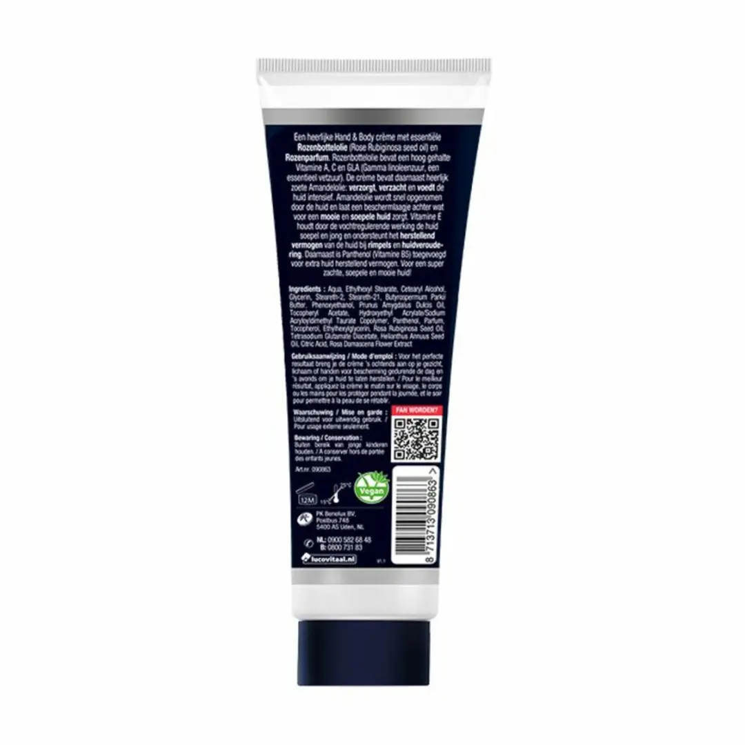 Lucovitaal Hand & Body Crème Rozen Wonder