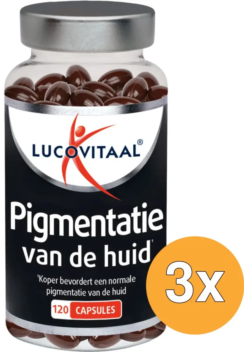 Lucovitaal Pigmentatie Huid 3x120 Capsules