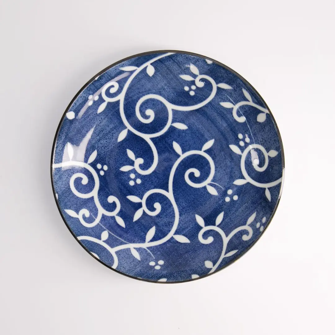 Tokyo Design Studio Tokyo Blue Karakusa Bord 21,5x3,4cm